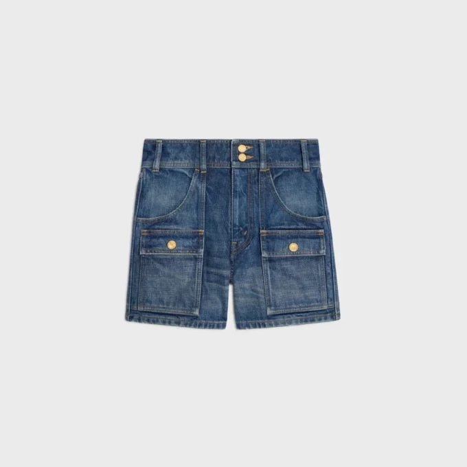 Pantalones cortos Kitty en denim lavado Dark Union Pantalones cortos Kitty en denim lavado Dark Union