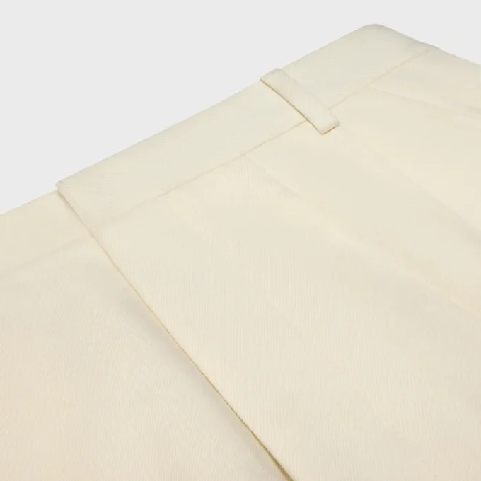 Pantalones cortos Montauk en lana diagonal Pantalones cortos Montauk en lana diagonal