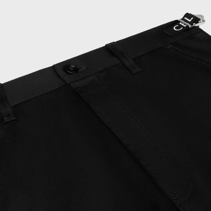 Pantalones cortos tipo cargo CELINE de algodón Pantalones cortos tipo cargo CELINE de algodón