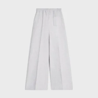 Pantalones de chándal acampanados de felpa de algodón