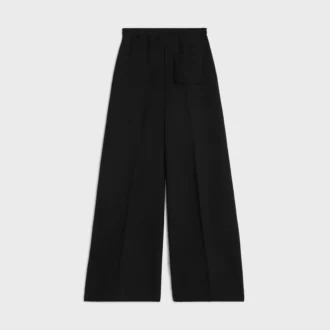 Pantalones de chándal acampanados de felpa de algodón