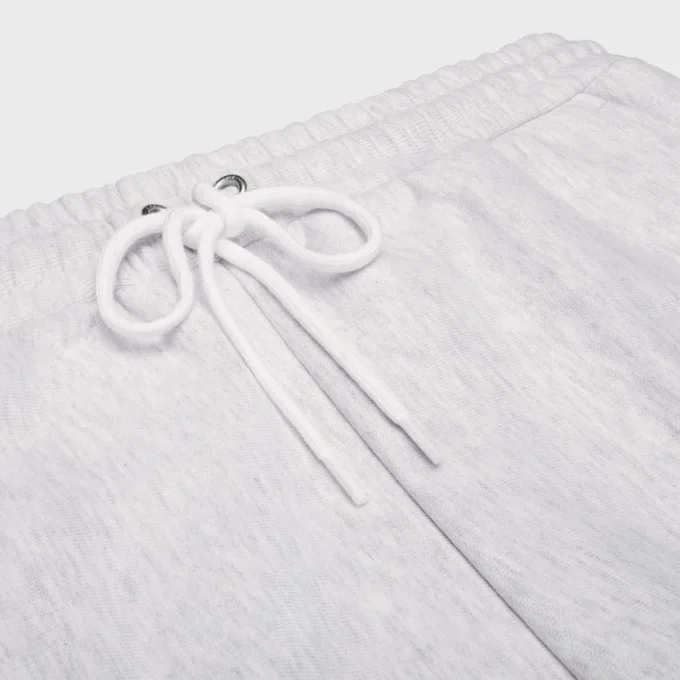 Pantalones de chándal acampanados de felpa de algodón