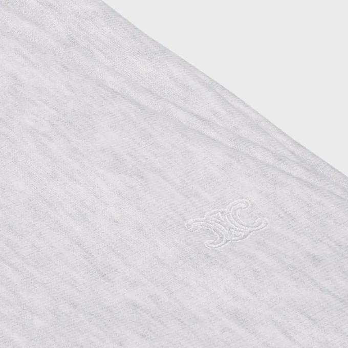 Pantalones de chándal acampanados de felpa de algodón