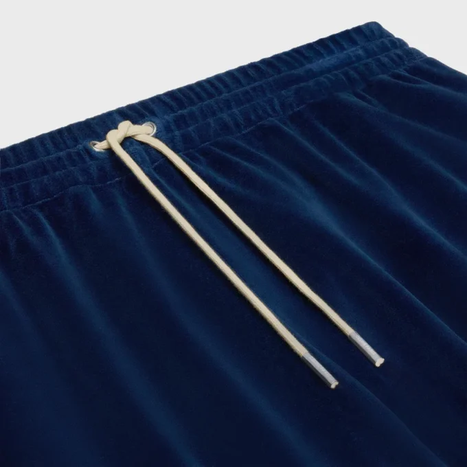 Pantalones de chándal de jersey de terciopelo Pantalones de chándal de jersey de terciopelo