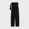Pantalones de esmoquin en gabardina de lana Pantalones de esmoquin en gabardina de lana
