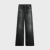 Pantalones de mezclilla acampanados estilo surf en denim lavado Black Ice Pantalones de mezclilla acampanados estilo surf en denim lavado Black Ice