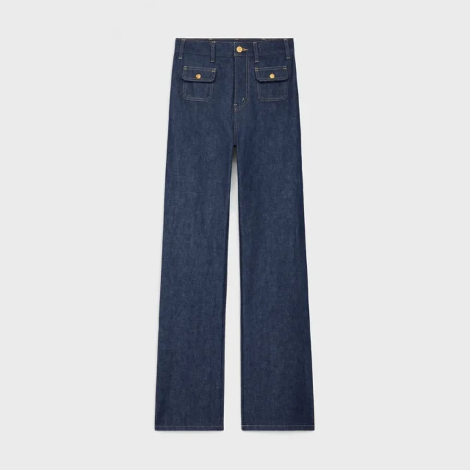 Pantalones de mezclilla Jane con lavado crudo Pantalones de mezclilla Jane con lavado crudo