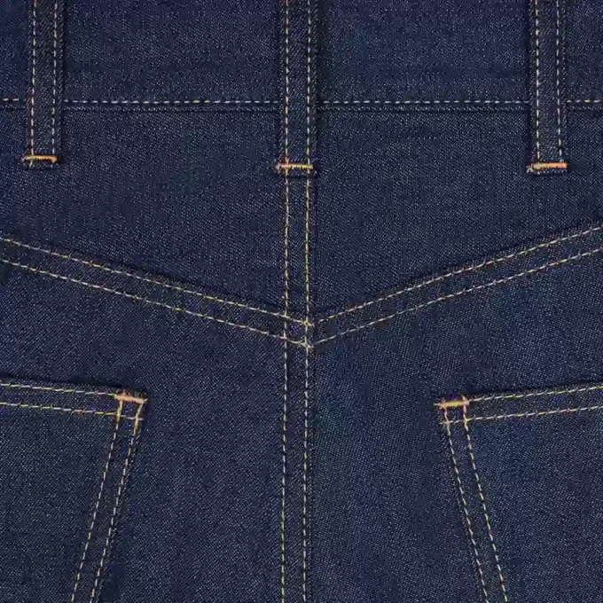 Pantalones de mezclilla Jane con lavado crudo Pantalones de mezclilla Jane con lavado crudo