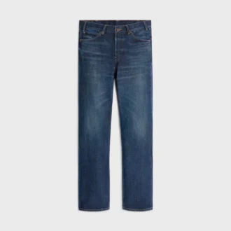 Pantalones de mezclilla Kurt en denim lavado a la piedra índigo oscuro