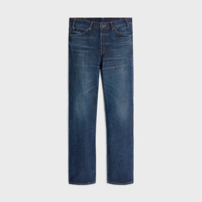 Pantalones de mezclilla Kurt en denim lavado a la piedra índigo oscuro Pantalones de mezclilla Kurt en denim lavado a la piedra índigo oscuro