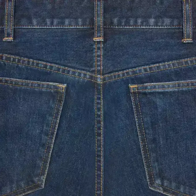 Pantalones de mezclilla Kurt en denim lavado a la piedra índigo oscuro Pantalones de mezclilla Kurt en denim lavado a la piedra índigo oscuro