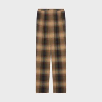 Pantalones de pijama  de lana a cuadros