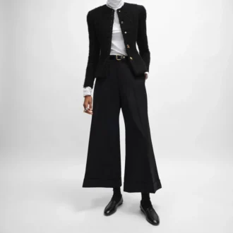 Pantalones Docks de gabardina de lana