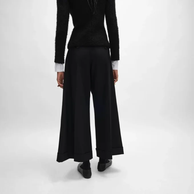 Pantalones Docks de gabardina de lana