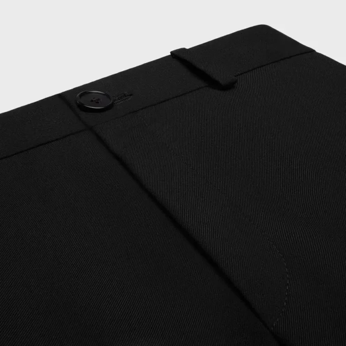 Pantalones Docks de gabardina de lana