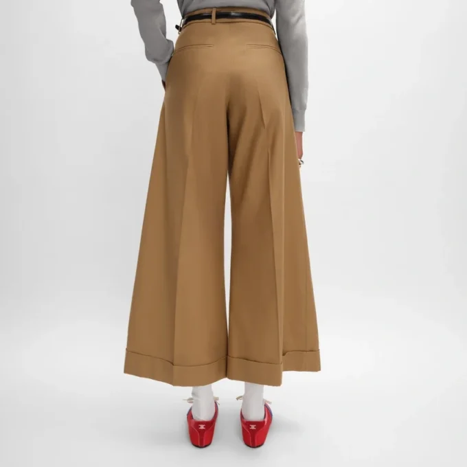 Pantalones Docks en sarga de algodón Pantalones Docks en sarga de algodón