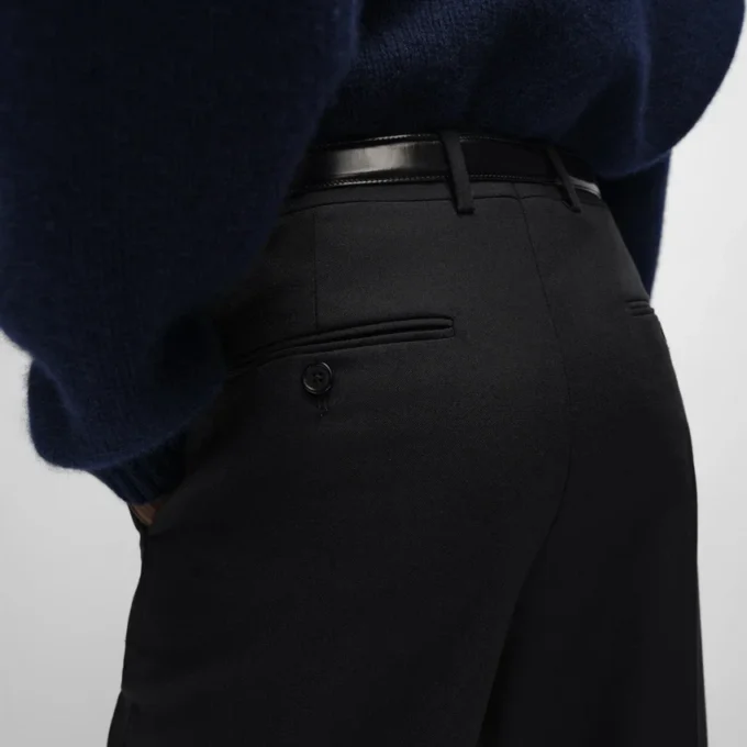 Pantalones Ethan de lana de mohair