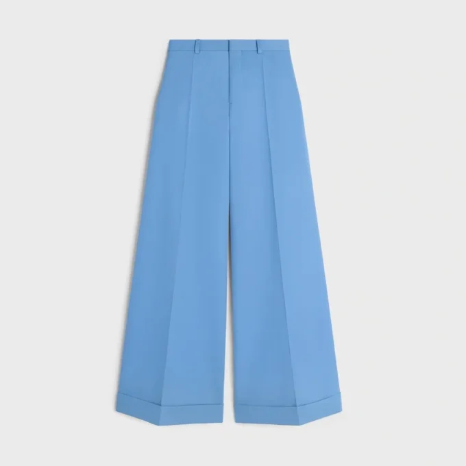 Pantalones largos Docks de lana diagonal
