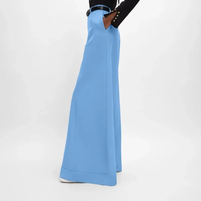 Pantalones largos Docks de lana diagonal