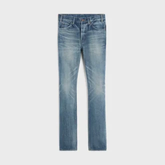 Pantalones Lou de denim de algodón