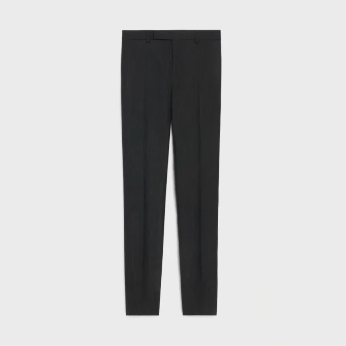 Pantalones Mods de franela con tres rayas Pantalones Mods de franela con tres rayas