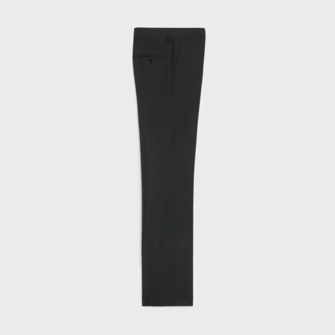 Pantalones Mods de franela con tres rayas Pantalones Mods de franela con tres rayas