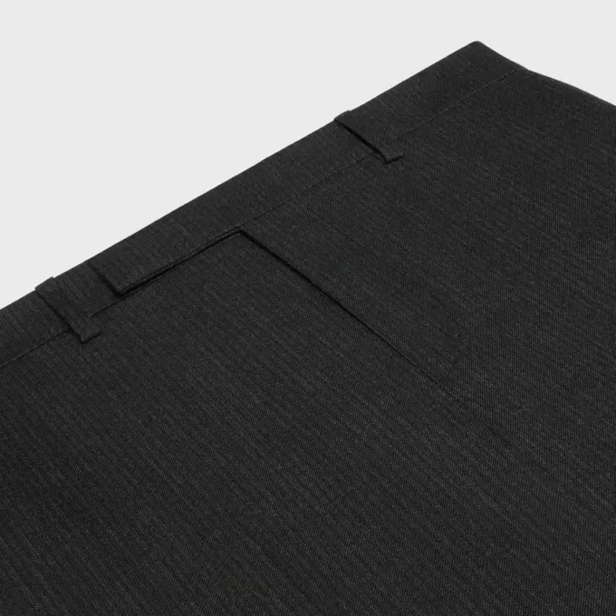 Pantalones Mods de franela con tres rayas Pantalones Mods de franela con tres rayas