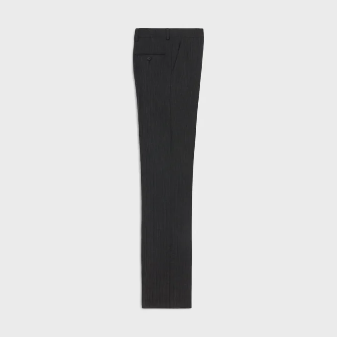 Pantalones Mods de lana a rayas retro Pantalones Mods de lana a rayas retro