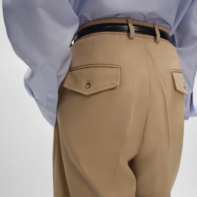 Pantalones Montauk de sarga de algodón