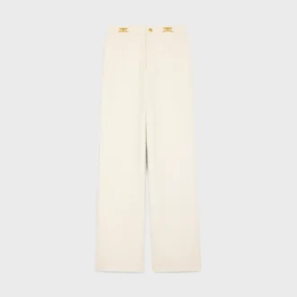 Pantalones Triomphe en sarga de algodón