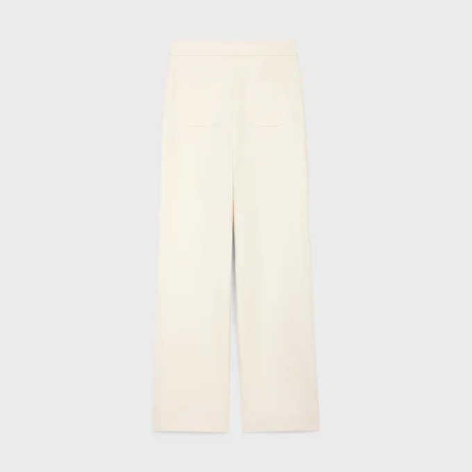 Pantalones Triomphe en sarga de algodón Pantalones Triomphe en sarga de algodón