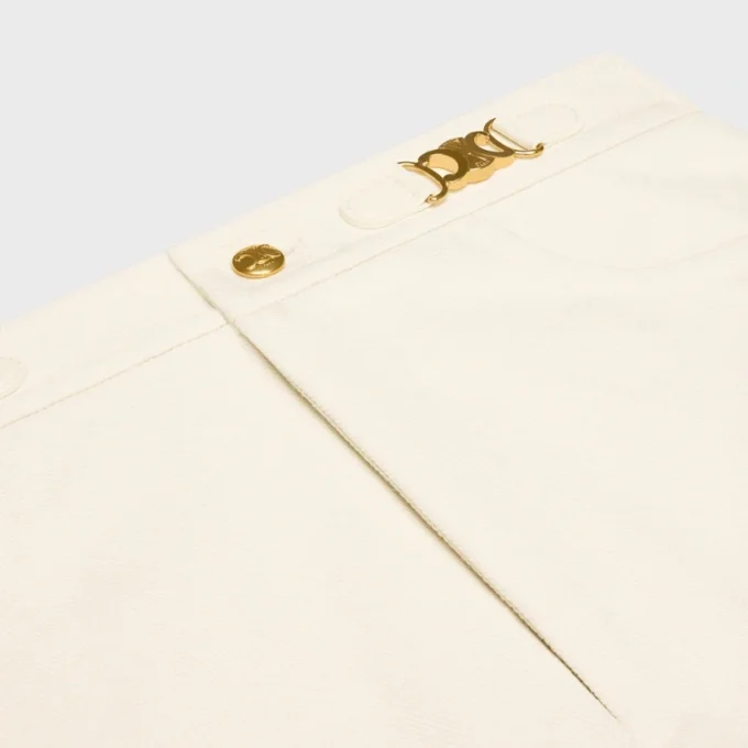 Pantalones Triomphe en sarga de algodón Pantalones Triomphe en sarga de algodón