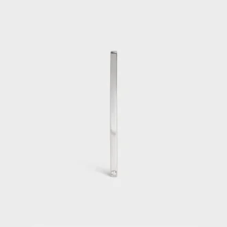 Pendiente recto CELINE Sentimental en oro blanco y diamantes