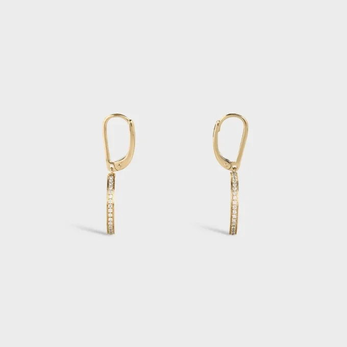 Pendientes CELINE en oro amarillo y diamantes Pendientes CELINE en oro amarillo y diamantes