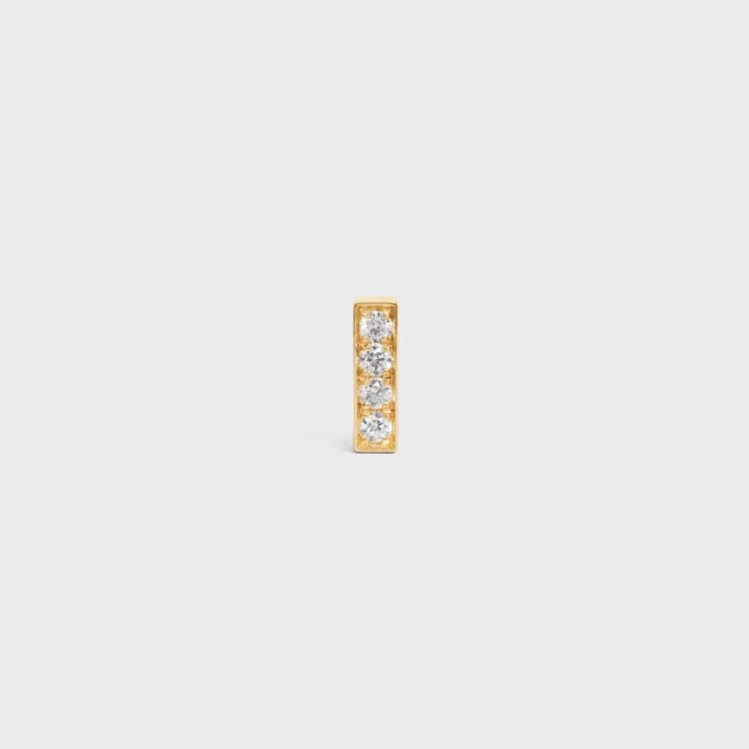 Pendientes CELINE Line en oro amarillo y diamantes Pendientes CELINE Line en oro amarillo y diamantes