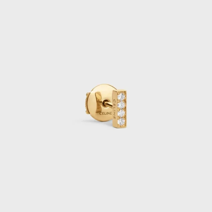 Pendientes CELINE Line en oro amarillo y diamantes Pendientes CELINE Line en oro amarillo y diamantes