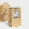 Pendientes CELINE Sentimental Double Square en oro amarillo y diamantes Pendientes CELINE Sentimental Double Square en oro amarillo y diamantes
