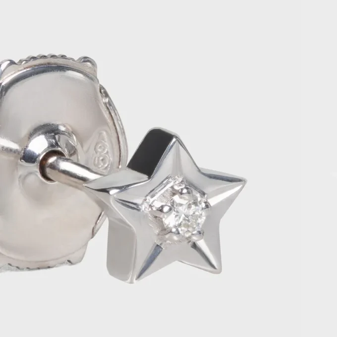 Pendientes Etoile CELINE en oro blanco y diamantes Pendientes Etoile CELINE en oro blanco y diamantes