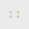 Pendientes Les Perles CELINE Baroque en latón con acabado dorado y perlas cultivadas Pendientes Les Perles CELINE Baroque en latón con acabado dorado y perlas cultivadas