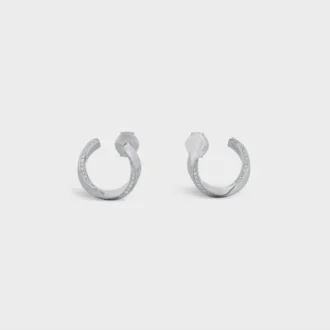Pendientes Torsion en oro blanco y diamantes Pendientes Torsion en oro blanco y diamantes