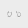 Pendientes Torsion en oro blanco y diamantes Pendientes Torsion en oro blanco y diamantes