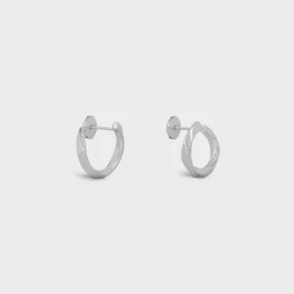 Pendientes Torsion en oro blanco y diamantes Pendientes Torsion en oro blanco y diamantes