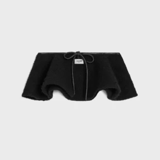 Peplum de cachemira y lana Natta