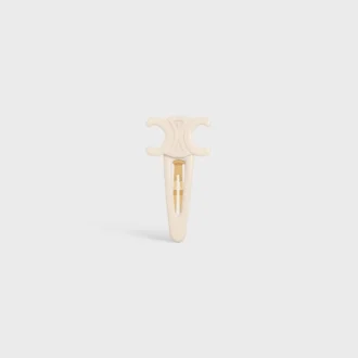 Pinza para el cabello grande CELINE con cierre a presión en acetato y acero