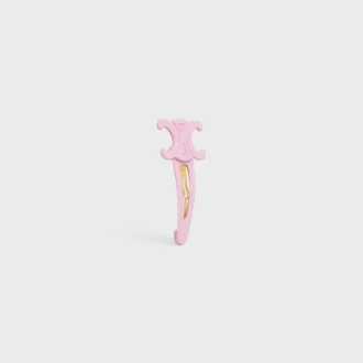 Pinza para el cabello grande CELINE con cierre a presión en acetato y acero