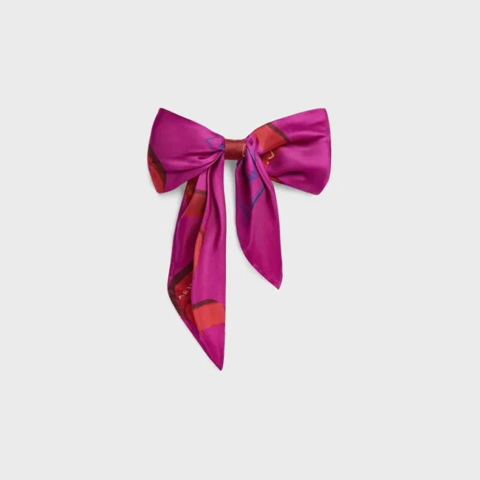 Pinza para el pelo CELINE Big Ribbon en seda y acero Pinza para el pelo CELINE Big Ribbon en seda y acero