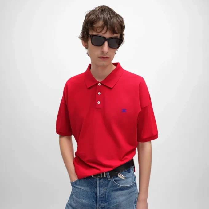 Polo de jersey de algodón piqué Polo de jersey de algodón piqué