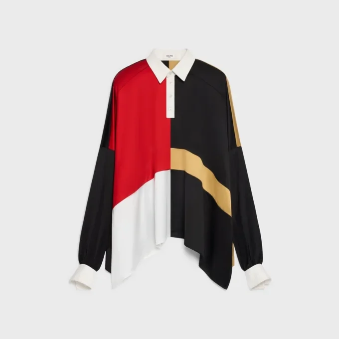 Polo de satén de viscosa Polo de satén de viscosa