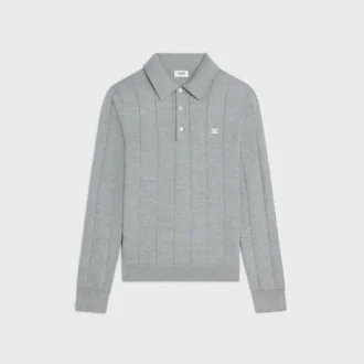 Polo de seda fina y algodón