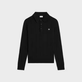 Polo de seda fina y algodón